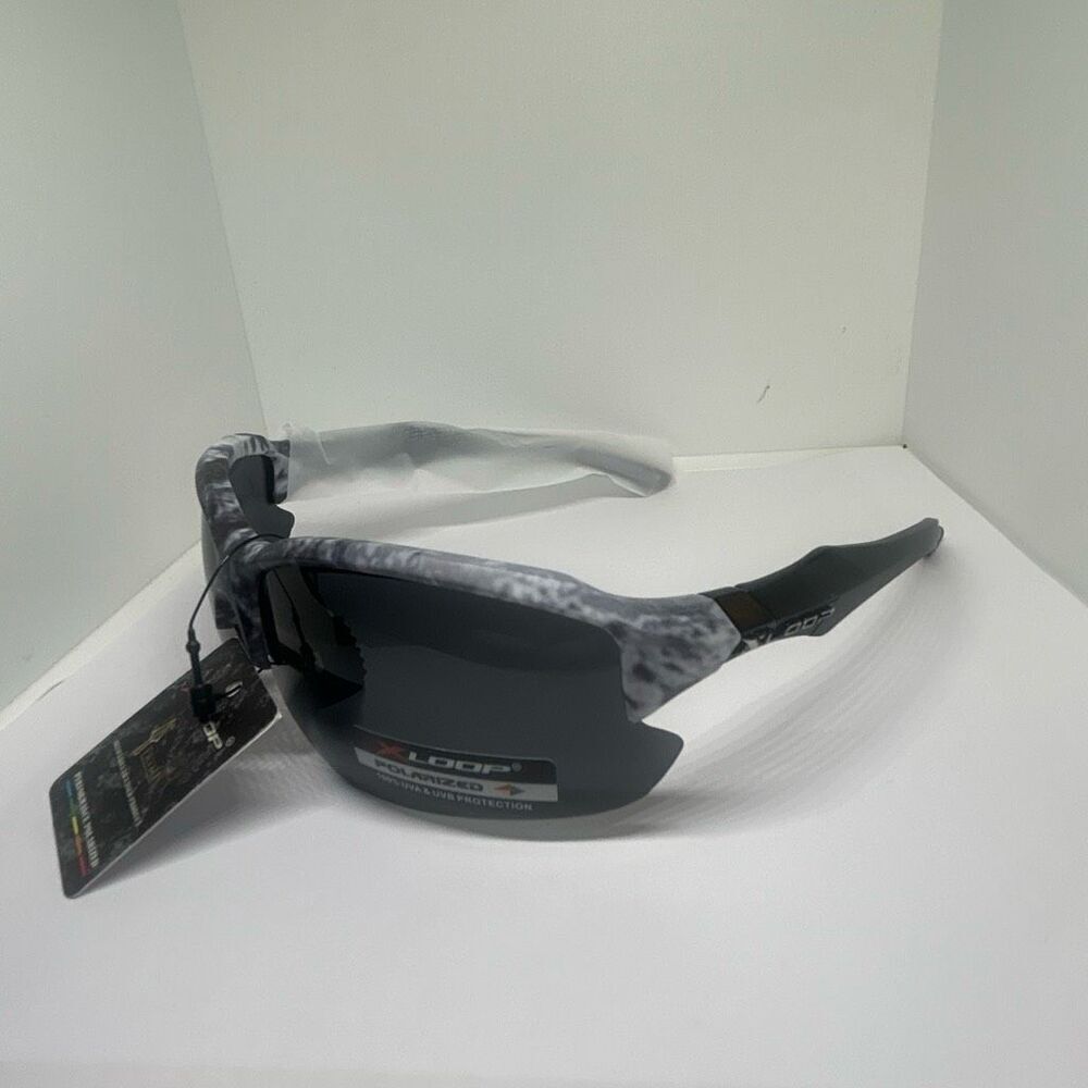 X-Loop Polarized Wrap Around Sport Sunglasses UV400 Protection